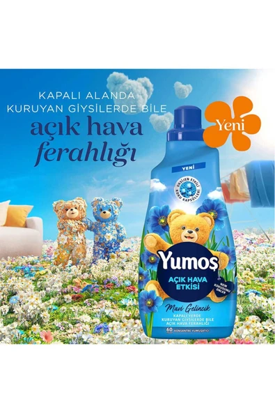 Yumoş Extra Mavi Gelincik Konsantre Yumuşatıcı 1440 Ml ürün görseli 1