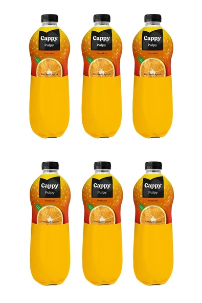 Cappy Pulpy Portakallı İçecek 1 Lt X 6 Adet ürün görseli 1