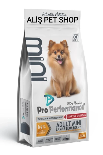Pro Performance Kuzulu ve Yaban Mersinli Küçük Irk Yetişkin Köpek Maması 2 Kg ürün görseli 1