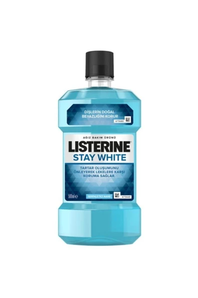 Listerine Ağız Gargarası Stay White Ser Nane 500ml ürün görseli 1
