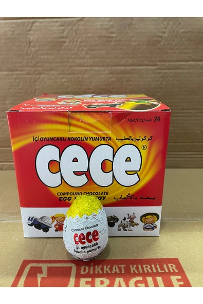 SAADET Cece sürpriz yumurta 24’lü ürün görseli 1