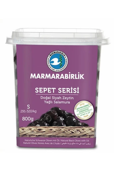 MarmaraBirlik Hususi Siyah Zeytin 800 gr ürün görseli 1