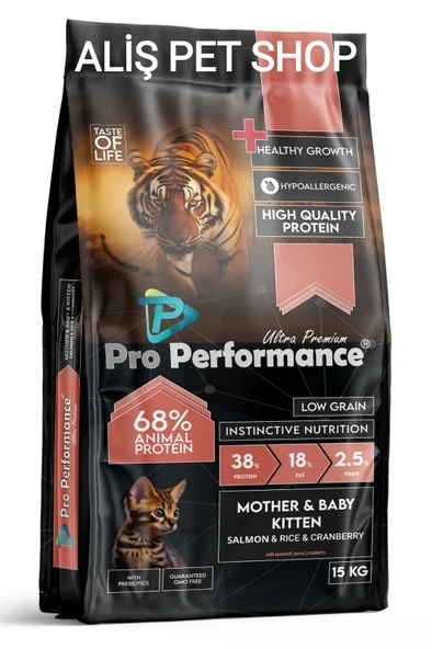 Pro Performance Kitten Anne ve Yavru Salmon & Rice 15 Kg ürün görseli 1