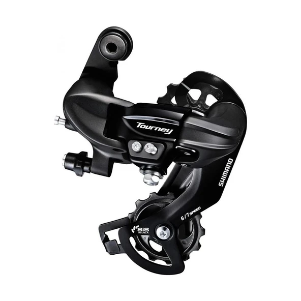 SHIMANO TOURNEY ARKA AKTARICI RD-TY300D 6/7 VİTES UZUN BACAK SİYAH ürün görseli 1