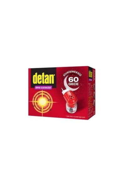 Detan 60 Gece Süper Elektrolikit Sivrisinek Kovucu Cihaz + Yedek ürün görseli 1