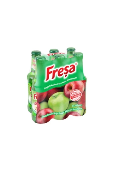 FREŞA Elma Aromalı Meyveli Soda 200 ml 6'lı ürün görseli 1