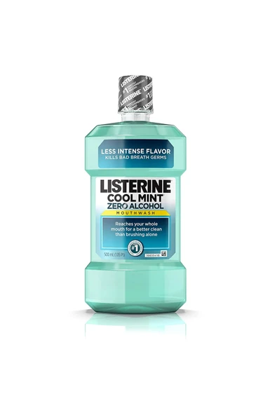 Listerine Nefes Tazeleyici Ağız Suyu Diş ve Diş Eti Savunması Daha Hafif Tat Yumuşak Nane, 500ml ürün görseli 1