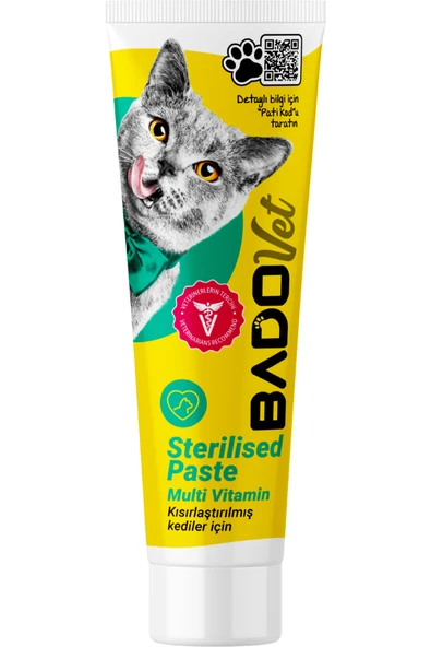 Bado Sterilised Paste Kısırlaştırılmış Kediler Için Multi Vitamin Paste 100 ml ürün görseli 1