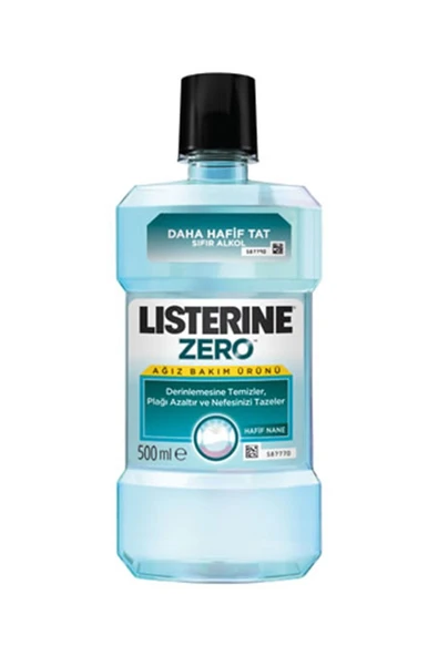 Listerine 500 ml Hafif Nane (ZERO) ürün görseli 1