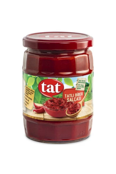 Tat Tatlı Biber Salçası 550 Gr ( 1 ADET ) ürün görseli 1