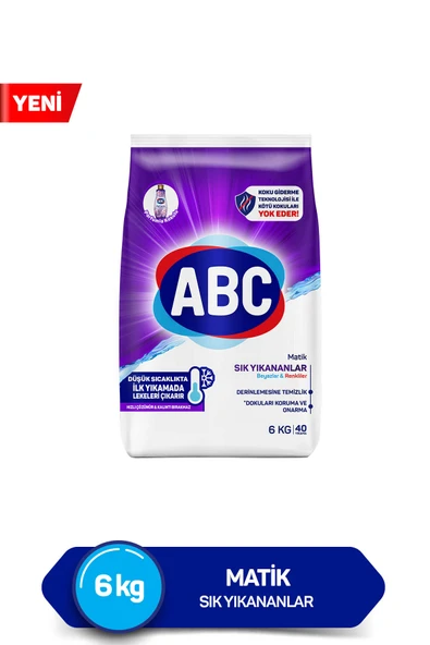 ABC Matik Sık Yıkananlar 6 Kg ürün görseli 1