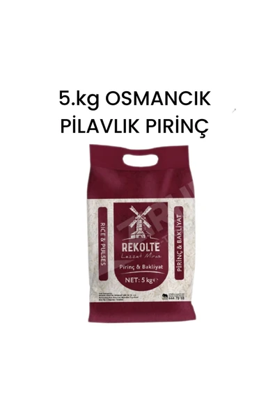 REKOLTE 5.Kg osmancık pirinç çuval ürün görseli 1