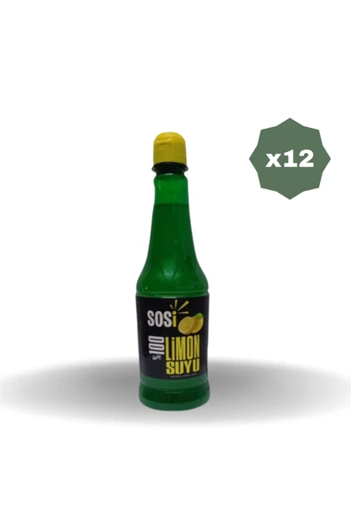 Sosi LİMON SUYU 500 ML - (12 ADET) ürün görseli 1