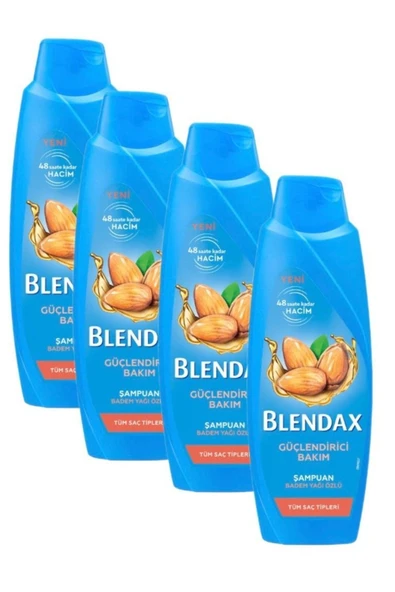 Blendax Güçlendirici Bakım Badem Yağı Özlü Şampuan 4 X 470 Ml. ürün görseli 1
