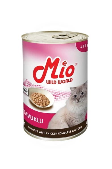 MİO Parça Tavuklu Kedi Konservesi 1adet/415 gr ürün görseli 1