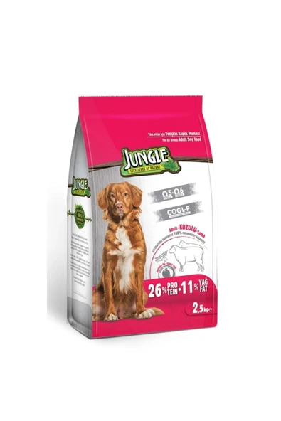 Jungle Köpek Maması Yetişkin Kuzu Etli 2,5 kg ürün görseli 1