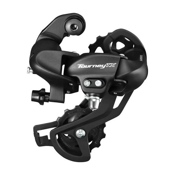 SHIMANO TOURNEYTX 7/8 VİTES ARKA AKTARICI RD-TX800 UZUN BACAK SİYAH ürün görseli 1