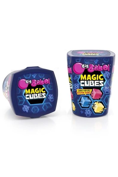Big Babol Magic Cubes Karışık Meyve Aromalı Balonlu Sakız ürün görseli 1