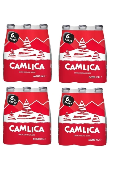 Çamlıca Limon Aromalı Gazoz 200 Ml X 24 Adet ürün görseli 1