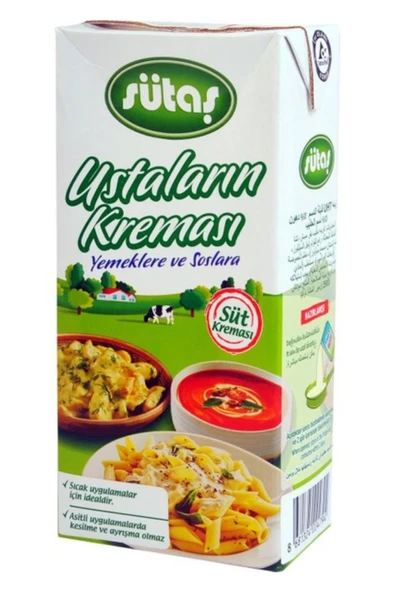 Sütaş Sütaş Ustaların Kreması 1 L ürün görseli 1