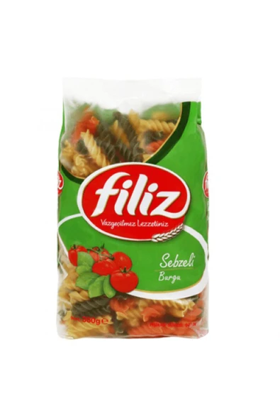 FİLİZ Makarna Sebzeli Burgu 350gr - 12'li Koli ürün görseli 1