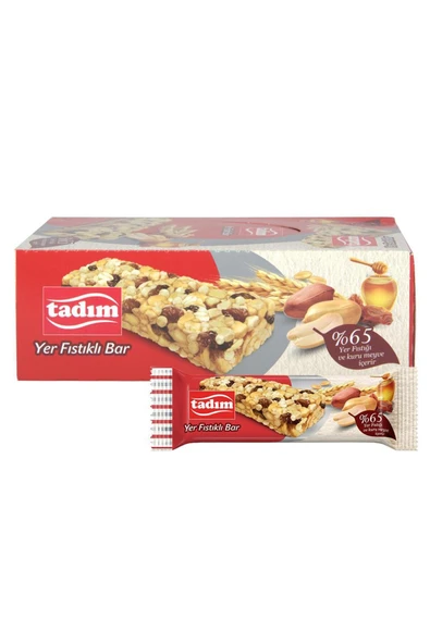 Tadım Tadımca Yer Fıstıklı Bar 30 g x 20 Adet ürün görseli 1