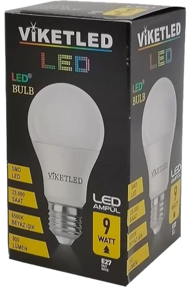 ELİTLED Viketled Led Ampül Beyaz-white 9w (24 Lü Set) - Resim 2