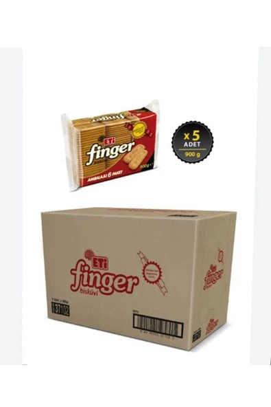 Finger eti finger bisküvi 900grx5ad(1kl) ürün görseli 1
