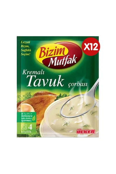 Bizim Mutfak Kremalı Tavuk Çorbası 62 gr X 12 Adet ürün görseli 1