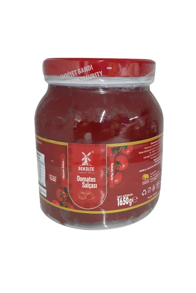 REKOLTE Domates Salçası 1650 gr ürün görseli 1
