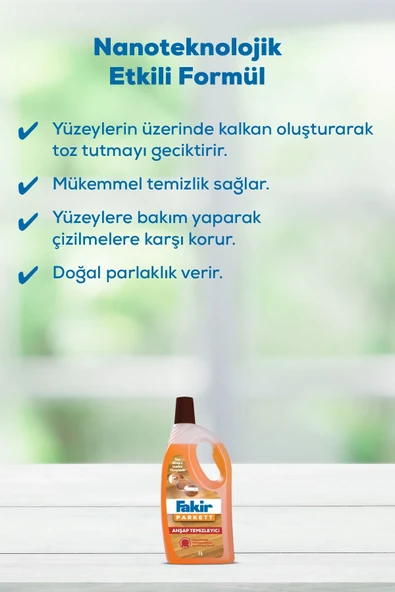 Fakir Ahşap Temizleyicisi 1 Lt - Resim 5