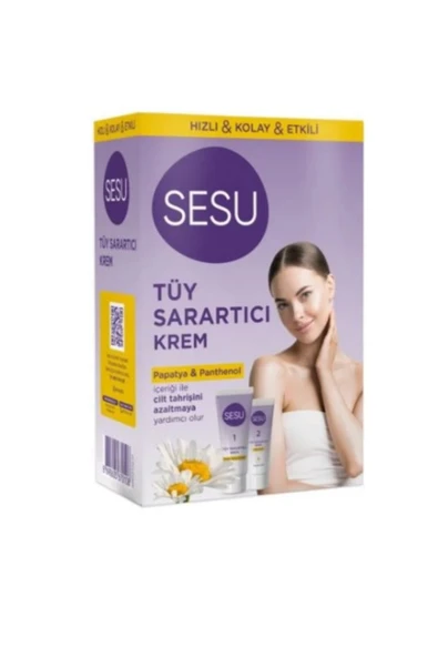Sesu Tüy Sarartıcı Krem Papatya&panthenol 35 18 gr ürün görseli 1