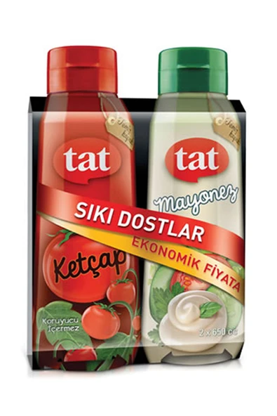 Tat Sıkı Dostlar Ketçap 650 gr Mayonez 560 gr ürün görseli 1
