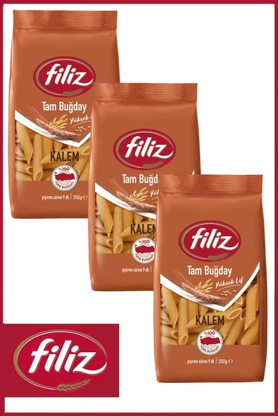 FİLİZ Tam Buğday Kalem 350 gr X 3 Adet ürün görseli 1