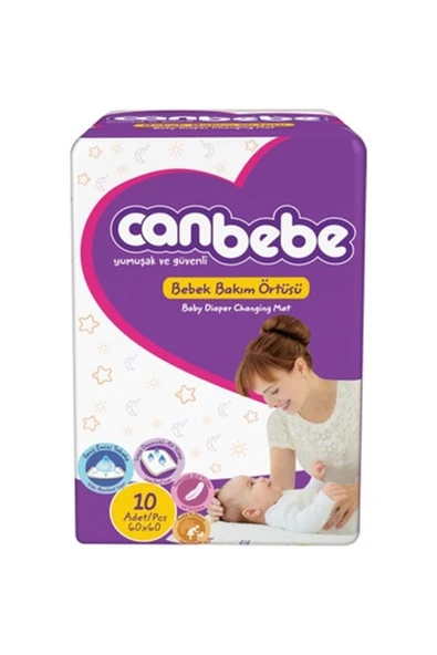 Canbebe Bebek Bakım Örtüsü 10'lu ürün görseli 1