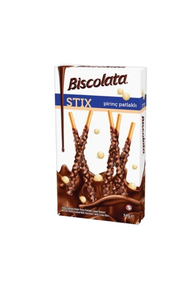 Şölen Biscolata Stix Pirinç Patlaklı 34 Gr. (12'Lİ) ürün görseli 1