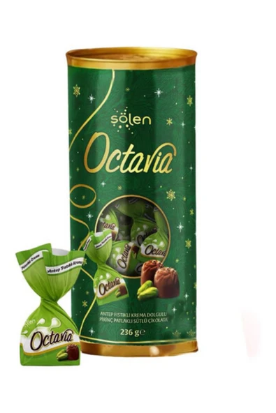 Şölen Octavia Antep Fıstıklı Prinç Patlaklı Sütlü Çikolata 236 G ürün görseli 1