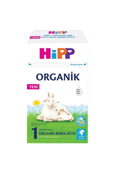 Hipp 1 Organik Keçi Sütü Bazlı Bebek Sütü 400 gr ürün görseli 1