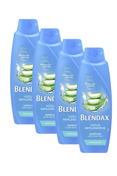 Blendax Yoğun Nemlendirme Aloe Vera Özlü Şampuan 4 x 470 ml ürün görseli 1