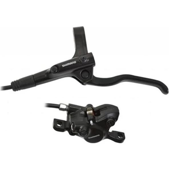 SHIMANO BİSİKLET FREN SETİ HİDROLİK ÖN L 1000MM SİYAH MT200/BR-MT200 ürün görseli 1