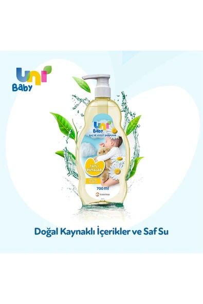 Uni Baby Tatlı Rüyalar Şampuanı 700 Ml - Resim 4
