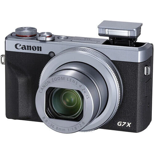 Canon PowerShot G7X Mark III Dijital Fotoğraf Makinesi (Gümüş) / İthalatçı Garantili ürün görseli 1