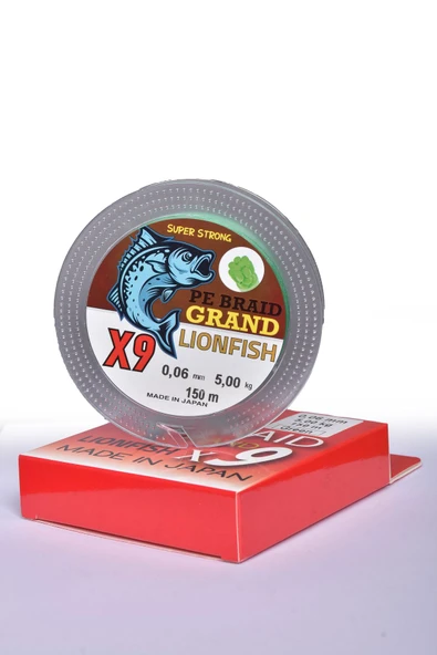 Lıonfısh X9 Braıd Grand 150 Mt Örgü Ip Yeşil  Süper Kalite ürün görseli 1