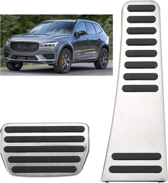 Volvo XC90 XC60 2019 ve Üzeri Uyumlu Orijinal Otomatik Pedal Seti 2 Parça ürün görseli 1