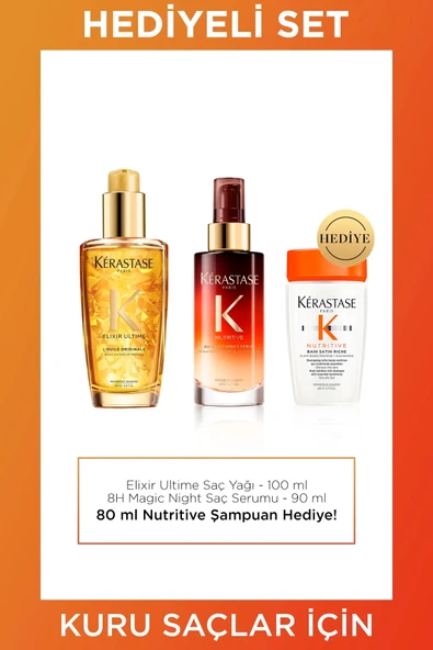 Elixir&Nutritive Gece & Gündüz Onarıcı Saç Bakım Seti ürün görseli 1