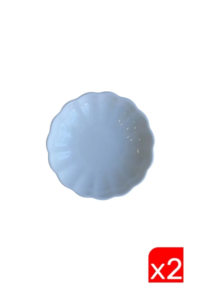 Kütahya Porselen Bone Luz Krem Kase 8cm 2 li BNLZF08KS00 ürün görseli 1