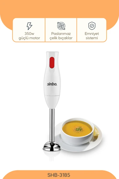 Sinbo Shb-3185 Çubuk El Blenderı - 350W ürün görseli 1