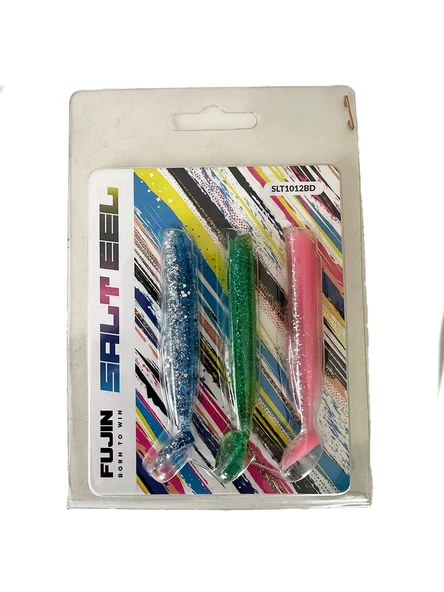 Fujin Salt Eel Body 8cm 3 Adet Silikon Yem Gövde – Mix ürün görseli 1