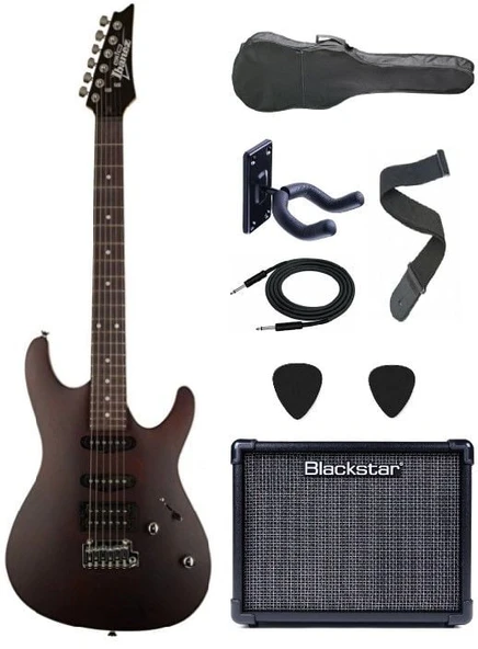 IBANEZ GSA60-WNF Gio Serisi Walnut Flat Elektro Gitar Set ürün görseli 1