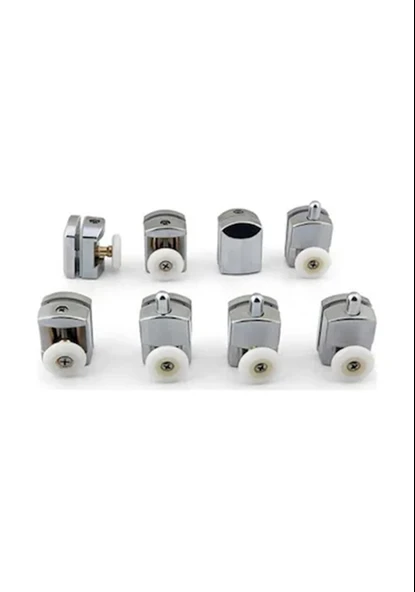 Filo Cam Duşakabin Tekerleği Tekli Takım 8'Li Parça 25 MM ürün görseli 1